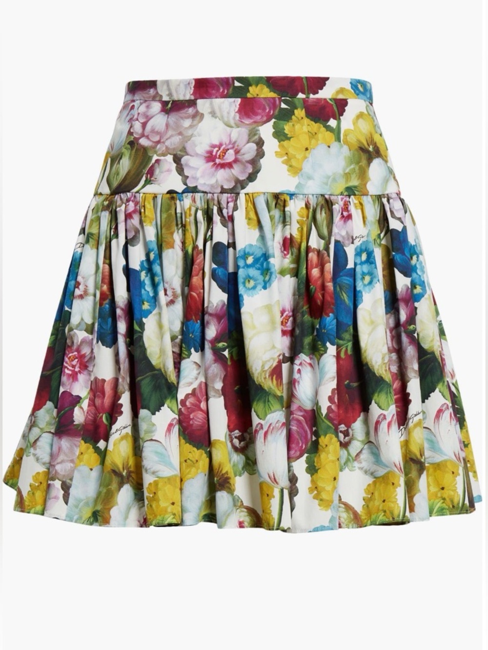 Dolce & Gabana ✨ Matching Set ✨ Nocturnal floral print top and skirt LIKE NEW - Picture 8 of 17